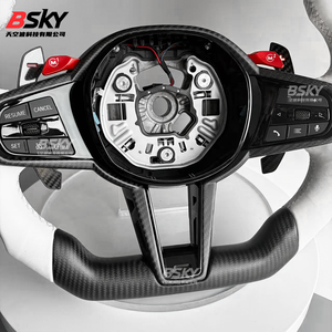 BMW 2 3 4 5 6 Serisi G Serisi 2018-2022 Özel Karbon Fiber Direksiyon Simidi - Product Image 6