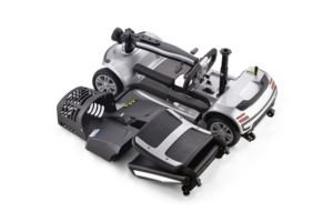 Dispositifs de réadaptation, <span class=keywords><strong>scooter</strong></span> électrique tout-terrain à 4 roues, compact, puissant, léger, pour personnes âgées, en vente - Product Image 2