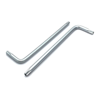 Clé Torx en acier chromé T10 T15 T20 T25 T27 T30 T40 T45 T50 pour vis à tête étoilée de sécurité, outils à main