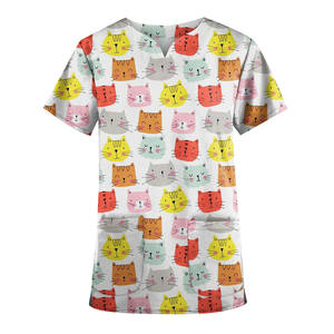 Unisex Medical Surgical Pharmacy Nurse Uniform Scrub Sets <strong>St</strong> <strong>Patricks</strong> <strong>Day</strong> Uniform Womens Scrubs <strong>Tops</strong> - Product Image 3