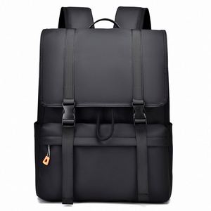 Mochila masculina para laptop de 15.6 pulgadas, alta capacidad, impermeable, estilo vintage, ideal para viajes y escuela. - Product Image 6
