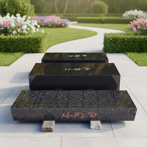 Lápidas Planas de Piedra Natural Tradicionales Polacas para Tumbas - Product Image 1