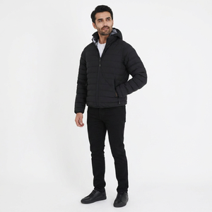 Low MOQ Custom OEM Service Men Puffer <b>Jacket</b> Comfortable <b>Slim</b> <b>Fit</b> Filled Plain Dyed Techniques Latest Design Front High Street - Product Image 1