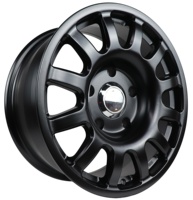 Nouvelles jantes en alliage d'aluminium Flrocky, moulées sous pression, 17 pouces, 4x4, garantie 3 ans, multi-rayons, noires (jantes de voiture)