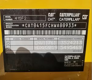 Retroexcavadora Caterpillar 415F2 Usada del 2020, 4x4, Pocas Horas de Uso, Excelente Estado de Funcionamiento, Máquina Excavadora de Uso Pesado para Construcción - Product Image 4