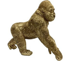 Sculpture d'animal de jardin de style europé<span class=keywords><strong>en</strong></span> personnalisée, statue de <span class=keywords><strong>gorille</strong></span> <span class=keywords><strong>en</strong></span> bronze réaliste, épaule avec un bébé <span class=keywords><strong>gorille</strong></span> - Product Image 2