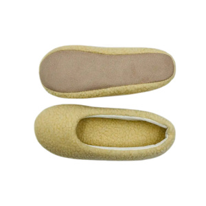 Zapatillas de Casa de mula de lana Sherpa para mujer, estilo básico con costura, suela de TPR, Zapatillas de casa de interior cálidas y esponjosas - Product Image 6
