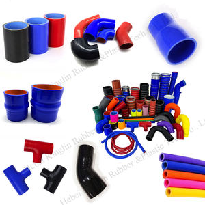 Fabrika toptan otomatik örgülü 3-Ply mavi siyah kırmızı düz takviye redüktör Intercooler Turbo esnek silikon hortum - Product Image 2