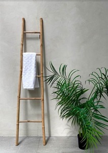 Vietnam Wholesale Cheap Price Handmade Bamboo Blanket <b>Ladder</b> <b>for</b> Hanging Clothes and <b>Towel</b> Storage Rack <b>for</b> <b>Bathroom</b> Living Room - Product Image 2