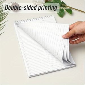 Bloc-notes double face 6.5 "x 9.8" non daté pour planificateur <span class=keywords><strong>horaire</strong></span> de 52 semaines, papier épais de 100 g/m² avec objectifs quotidiens - Product Image 6