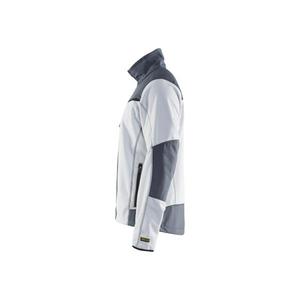 BLAKLADER - 495525241094XS Veste polaire coupe-vent Blanc/Gris-VESTES DE TRAVAIL EAN 7330509485194 - Product Image 3