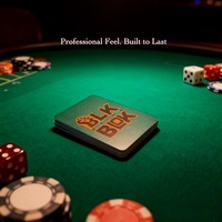 Cartes à jouer personnalisées OEM pour hôtel//club de poker et usage familial, finition imperméable, papier écologique, coins arrondis