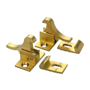 Loquet de porte en cuivre de style chinois Ding Cheng, à montage en surface, avec verrou automatique antivol en laiton pour porte et fenêtre, nouveau modèle traditionnel - Product Image 3