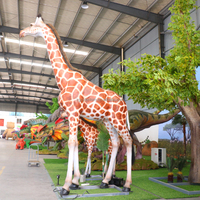 Hochwertige Lebensechte Künstliche Mechanische Animatronische Giraffe in Originalgröße für Zoo, Park und Museum