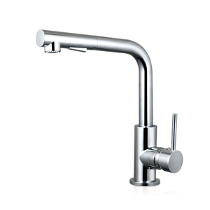 Nouvelle Robinet <span class=keywords><strong>Mitigeur</strong></span> de <span class=keywords><strong>Cuisine</strong></span> Monocommande en Acier Inoxydable Moderne Sans Plomb avec Douchette Extensible et Valve à Disque Céramique, Montage sur Plan - Product Image 1