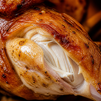 Ventes en gros de cuisses de poulet entières dorées et rôties IQF, volailles entièrement cuites de qualité supérieure pour la restauration commerciale et la vente au détail