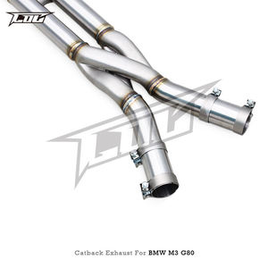 Système d'échappement Catback OBM SUS304 pour BMW M3/M4 G80/G82 M2 G87 <span class=keywords><strong>S58</strong></span> 3.0T 2021-2024, tube intermédiaire à longueur égale avec tube en Z - Product Image 5