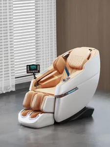 Cadeira de massagem luxuosa melhor preço cadeira de massagem 4D Silla de masaje cadeira de massagem de gravidade zero 2023 com carregamento sem fio