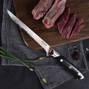 Nuovo Design 67 strati VG-10 coltello da filetto in acciaio damasco coltelli da pesce coltello da disossare con manico G10