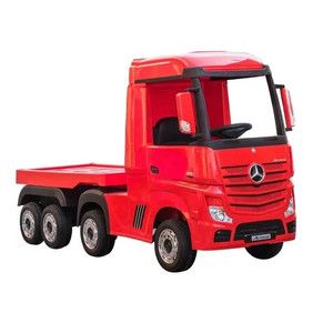 Camion Elettrico con Rimorchio 12V per Bambini, <span class=keywords><strong>Trattore</strong></span> Cavalcabile 24V, Modello 2020 con Licenza - Product Image 5