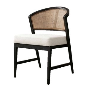 <span class=keywords><strong>Sedie</strong></span> in <span class=keywords><strong>Legno</strong></span> Stile Mid-Century Moderno con Schienale Imbottito per Sala da Pranzo - Product Image 3