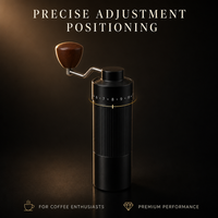 Penggiling Kopi Manual Kelas Atas Grosir untuk Penggemar Kopi, Penggilingan Presisi, Gagang Walnut, Ringan, Pasokan Langsung Pabrik, Penawaran Grosir