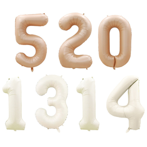 Vente en gros 32 pouces et 40 pouces arc-en-ciel crème caramel couleur aluminium <span class=keywords><strong>film</strong></span> numérique nombre géant ballons pour fête d'anniversaire - Product Image 3