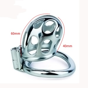 กรงครอบอวัยวะเพศชาย FRRK-155 รุ่นใหม่ คุณภาพสูง ช่วยชะลอการหลั่งเร็ว ของเล่นทางเพศสำหรับผู้ใหญ่ ควบคุมร่างกาย แข็งแรง ทนทาน สำหรับผู้ชาย - Product Image 2