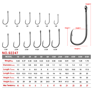 Hameçons Mustad TOPIND en acier à haute teneur en carbone pour usage fluvial, avec nouage à l'aiguille de haute qualité et ligne dorée. - Product Image 4