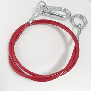 Nhà Máy Tùy Chỉnh Xe Khẩn Cấp Mạ Kẽm Cao Su Bao Phủ Dây Dây Kéo Khả Năng Tải 300Kg Mạnh Mẽ Dây Thép Trailer Dây - Product Image 6