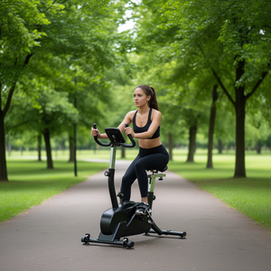 Support de vélo pliable pour entraînement cycliste, en fer, avec roue verrouillable, pour entraînement extérieur, équipement de fitness pour adultes - Product Image 2