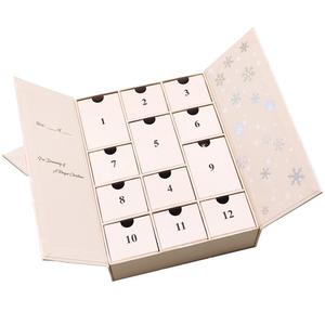 Caja Misteriosa Navideña Personalizada al por Mayor, <span class=keywords><strong>Calendario</strong></span> de Adviento de Navidad Vacío Personalizado para Regalos de Maquillaje y Cosméticos - Product Image 5