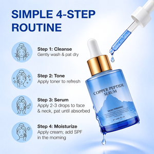 Copper Tripeptide 1 Skin Firming Facial Serum With Sodium Hyaluronate Hydrating Nourish Skin Support Skin Barrier - Product Image 6