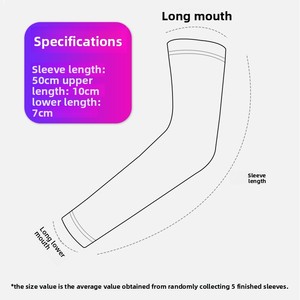 Manches d'été en maille pour <span class=keywords><strong>femme</strong></span>, anti-UV, à motif <span class=keywords><strong>dentelle</strong></span> et nœud, rayées et à pois, coupe ample, rafraîchissantes, pour la conduite, manches décoratives - Product Image 3
