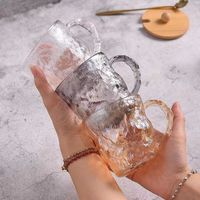 Tasse en verre transparent Raymond faite à la main, 40 ml, mini-tasse à expresso en verre sodocalcique pour thé, shot.