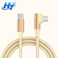 Cable de Datos USB-C a Tipo-C de 60W 5A con Carga Rápida y Transferencia de Datos, Material de Nylon Trenzado para Accesorios China Mobile