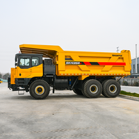Camion benne minier rigide de 90 tonnes Shantui SK135 pour le transport de minerai et de roche et la production en exploitation ouverte