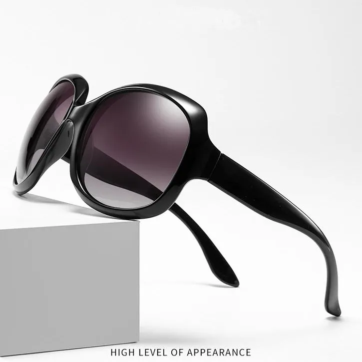 Fashion Classic Women Big Square Frame Polarized Shades Sun Glass Sunglasses OculosデSol