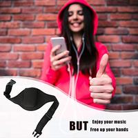 Support de ceinture réglable pour microphone et émetteur, idéal pour les instructeurs de fitness, les enseignants, les conférenciers, les danseurs et les artistes
