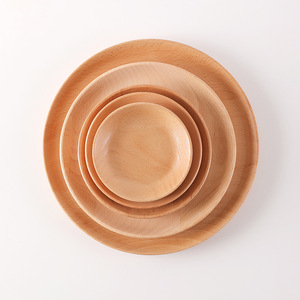 Wooden Serving <b>Tray</b> Solid Color Customized For Coffee <b>Tea</b> Dessert Breakfast Household Use - Product Image 3