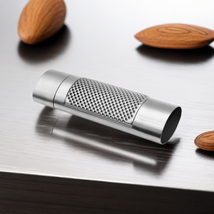 Stainless Steel Oval Nut <strong>Grater</strong> <strong>Nutmeg</strong> <strong>Grater</strong> with Storage Lemon <strong>Grater</strong> Fine Kitchen <strong>Grater</strong> <strong>for</strong> Lemon Peel, Garlic, Ginger - Product Image 2
