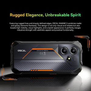Téléphone mobile robuste Oscal Marine 2 8+128 Go, 11000 mAh, double 4G, NFC, écran HD 16 MP, étanche IP69K, Android 15, téléphone d'extérieur - Product Image 3
