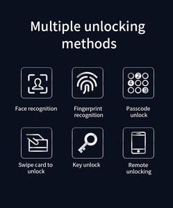 S958Max com Cameraq 3D Face ID Tuya Wifi Video Calling Impressão digital Reconhecimento Cartão Código Chave Desbloquear Bloqueio Inteligente para Casa Villa - Product Image 3