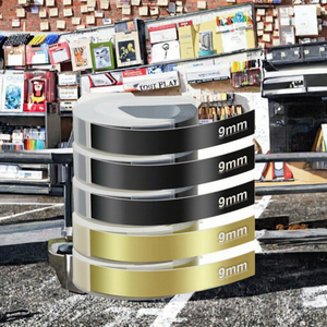 Etiquetas Compatibles con Dymo Cidy de 9 mm x 3 m para Impresora 3D, Cinta de Relieve Dymo 1610/1880/1540, Modelo de Máquina de Escribir Motex E101 - Product Image 4