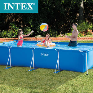 <span class=keywords><strong>Piscina</strong></span> Rectangular Familiar para Exteriores con Marco Metálico <span class=keywords><strong>Intex</strong></span> 28273 de 4.5m x 2.2m x 0.84m - Product Image 2