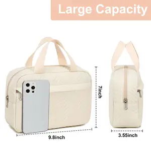 Hot Sale Reusable Cosmetic Pouch Beauty Organizer Organizer Makeup Travel Large Women Tote Toiletry Cosmetic Bags