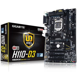 Placa base para juegos usada GIGABYTE <span class=keywords><strong>GA</strong></span> H110 D3 con Intel Socket 1151 compatible con procesadores 7th 6th Intel Core - Product Image 1