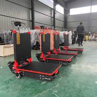 Chariot de transport de marchandises en acier pliable, robuste, électrique, à chenilles, pour escaliers, avec plateforme élévatrice hydraulique, direct usine