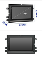 Ford Focus Kuga 2006-2011 Lecteur multimédia de voiture 7 "Android 12 GPS Navigation Radio CarPlay Portable DSP Amplificateur OBD2 RGB