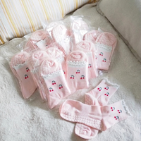 Calcetines de media pantorrilla con agarre, ribete festoneado personalizado, etiqueta colgante de papel, impresión personalizada, calcetines para estudio de Reformer
